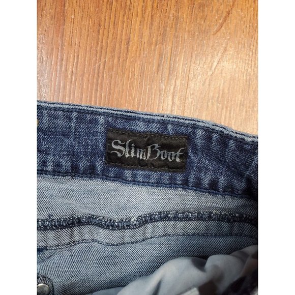 Rock 47 by Wrangler Mens 33 X 36 Boot Cut Mens Western Embroidered Jeans. - Picture 8 of 9